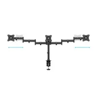 Multibrackets 7350073733385 Deskmount Basic Triple Dönthető forgatható VESA 75x75 100x100 fekete 7,5 kg #8