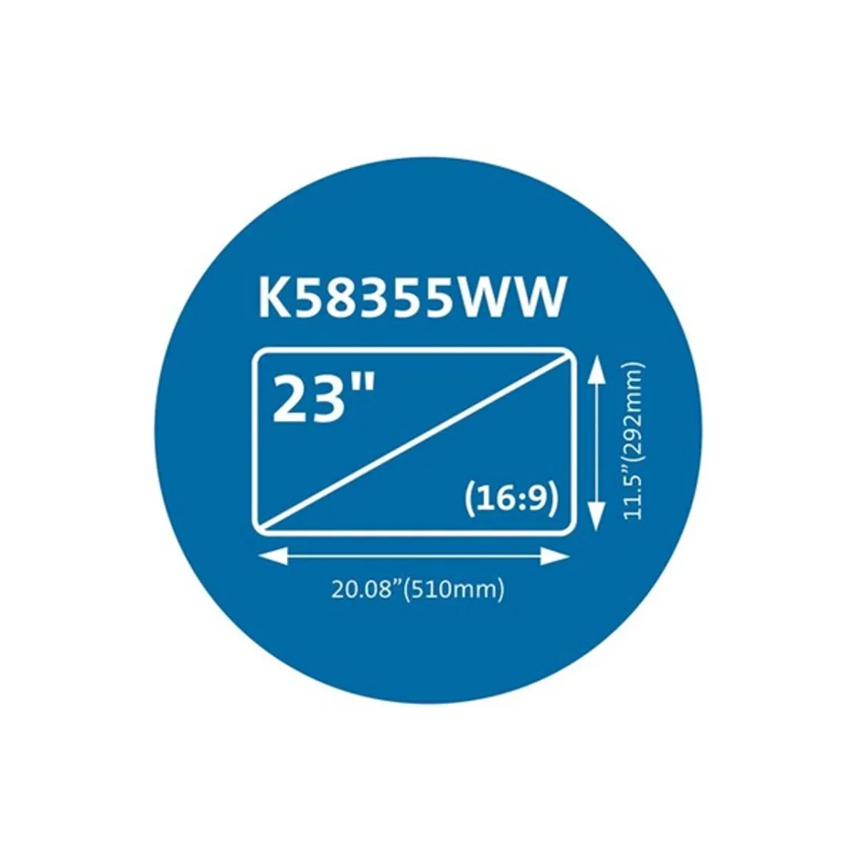 Kensington K58355WW MagPro mágneses betekintésvédelmi monitorszűrő 23" 16:9 #8