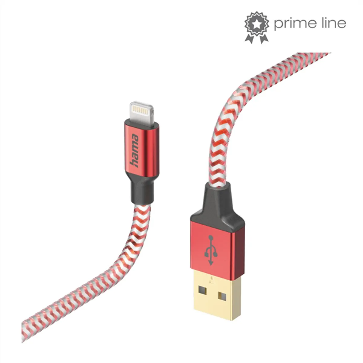 Hama 00201554 Lightning töltő- és adatkábel 1,5 m piros reflektív USB 2.0 #2