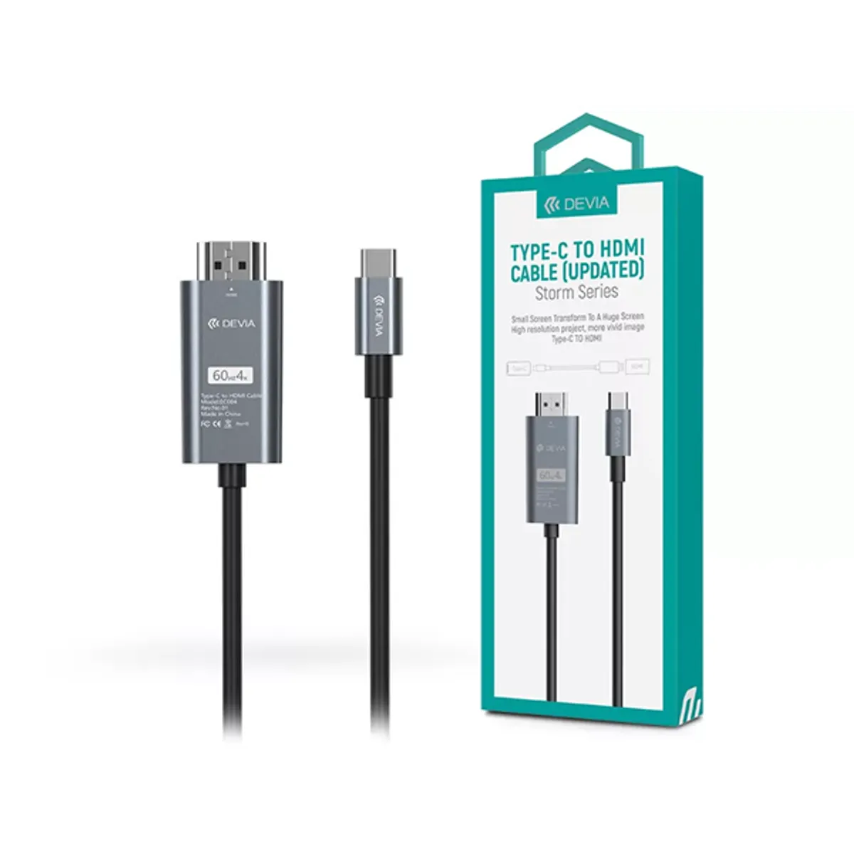 Devia ST399145 Storm V2 HDMI Type-C 4K 2m kábel #1