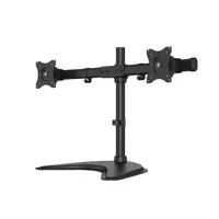 MULTIBRACKETS 7350073733330 M Deskstand Basic Dual 15-27" fekete 75x75 100x100 mm, 8 kg, magasság 100-450 mm, tilt 45 fok, forgó 360 fok #3