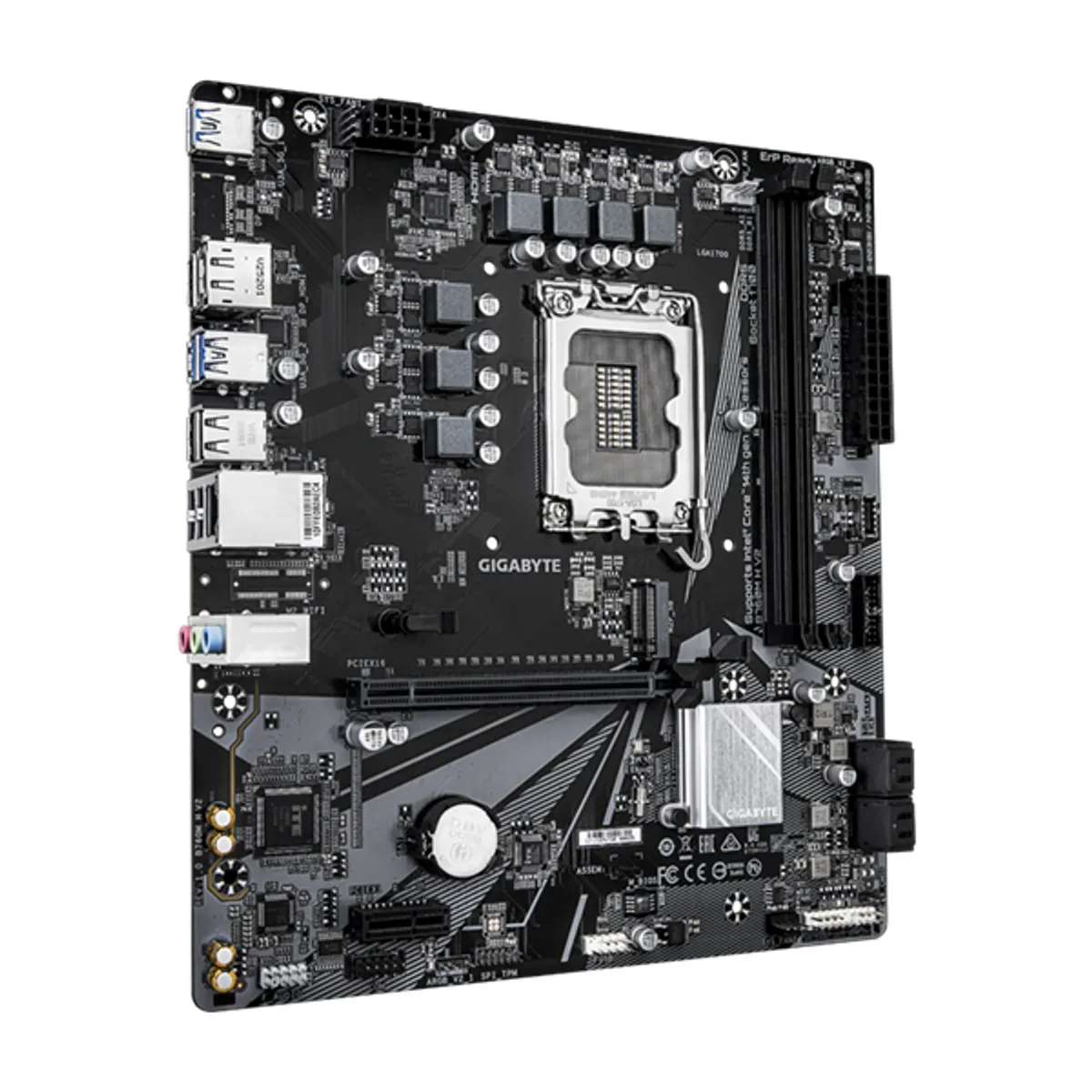 GIGABYTE B760M H V2 LGA1700 Micro ATX DDR5 128 GB M.2 PCIe 4.0 x4 SATA III HDMI 2.1 DisplayPort 1.2 #1