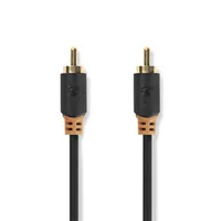 Nedis CABW24170AT20 digitális koax kábel, 2 x aranyozott rca, hossz 2m #2