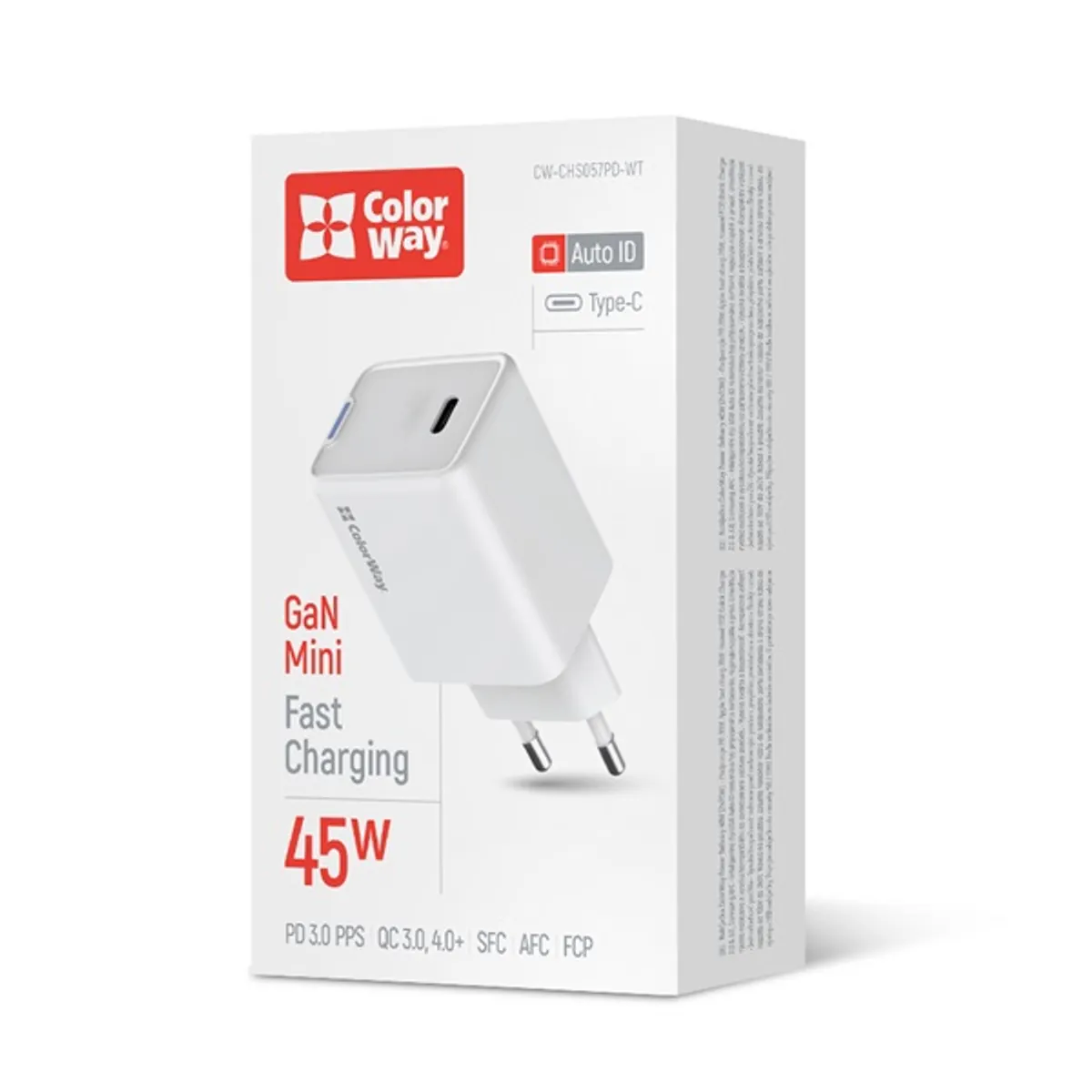 COLORWAY CW-CHS057PD-WT GaN Mini 45W USB-C fehér #2