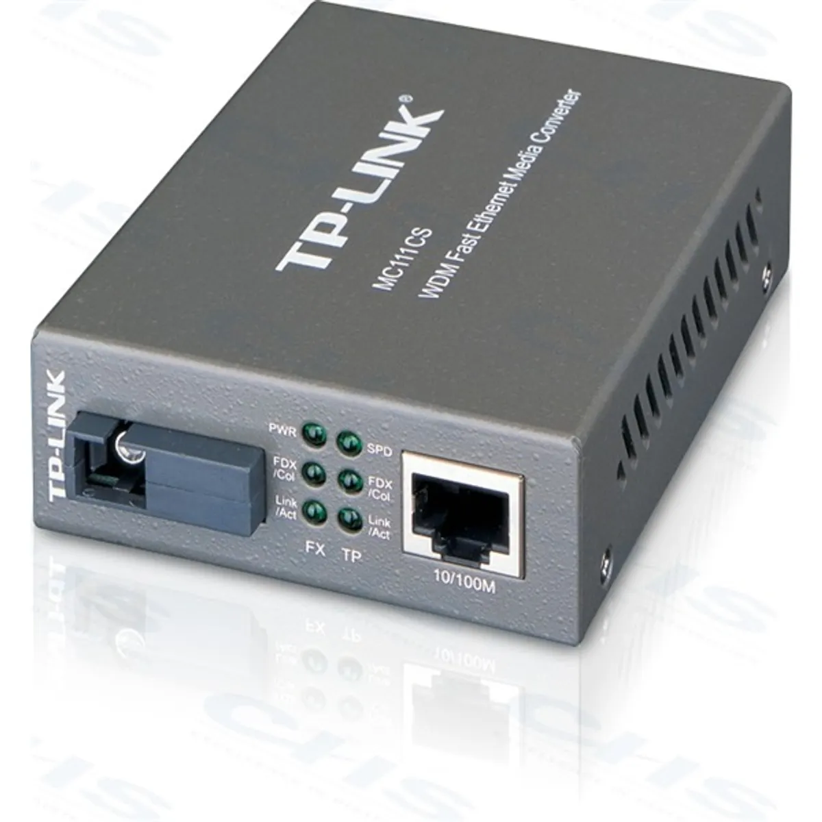 TP-LINK MC111CS single-mode 100Mbps WDM média konverter 1x RJ45 1x SC TX 1550nm RX 1310nm #1