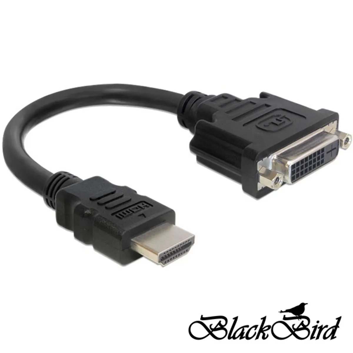 BlackBird BH1250 HDMI-A DVI átalakító kábel 20 cm #1