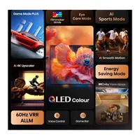 HISENSE 65E7Q Hi-QLED Smart TV 65" QLED szín Dolby Vision Atmos AI 4K Upscaler VRR ALLM VIDAA #3