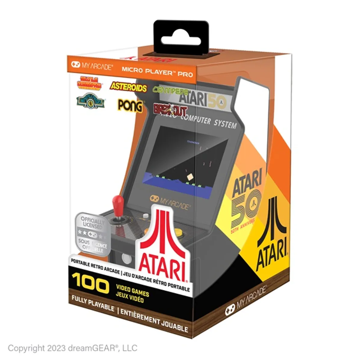 MY ARCADE DGUNL-7013 Atari Micro Player Pro 6.75" képernyő 100 beépített játék hordozható #1