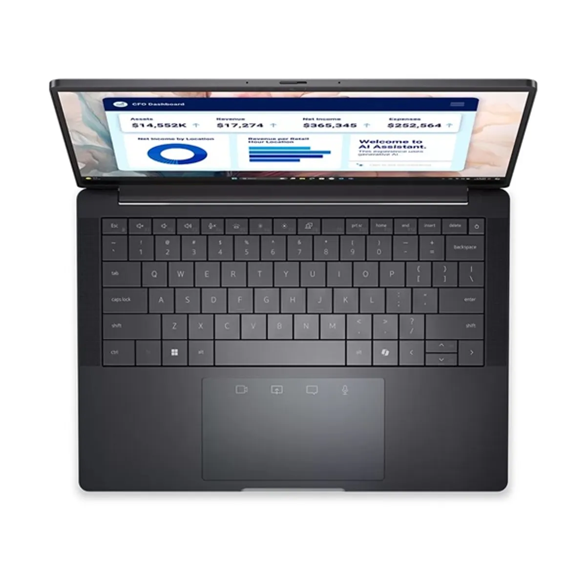 DELL NB-PC COM BTO208_PA13250_EMEA Notebook Core Ultra 7 268V 32GB LPDDR5X 512GB SSD 13,3\" érintő Windows 11 Pro ujjlenyomat HDMI 2.1 USB-C 2 #2