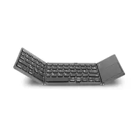 BLACKBIRD BH1482 Vezeték nélküli multimédiás billentyűzet összecsukható touchpaddal fekete UK #2