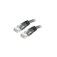ROLINE 21.15.1515 utp cat6 patch 0,3 m fekete RJ45 RJ45 aranyozott érintkezők
