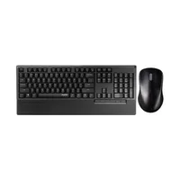 RAPOO 00192505 X1960 2,4GHz vezeték nélküli billentyűzet és egér csuklótámasz, multimédia gombok, usb vevő, fekete