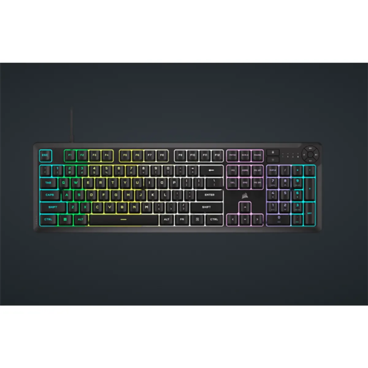 CORSAIR CH-9226C65-NA K55 CORE RGB membrán 6 makrógomb cseppálló média-vezérlő #1