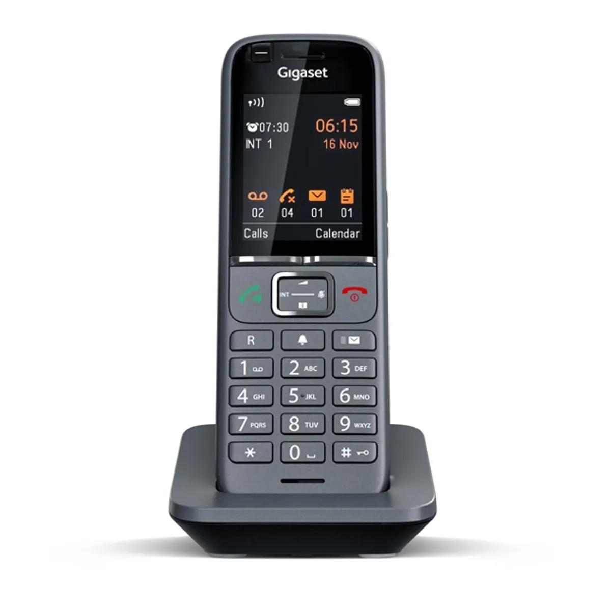 GIGASET S30852-H2974-R102 S700H PRO 2.4" megvilágított kijelző, Bluetooth 4.2, 13 óra beszélgetés, 320 óra készenlét, beltéri 50 m, kültéri 300 m, hotel funkció, IP40, fekete #2