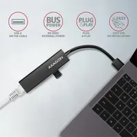 AXAGON HMA-GL3A 3-portos usb hub és gigabit lan usb 3.2 gen 1 #4