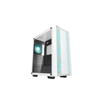 DEEPCOOL R-CC560-WHGAA4-G-2 CC560 WH V2 Fehér ATX középtorony 3x120mm LED elől, 1x120mm LED hátul, elől 360mm radiátor, felül 240mm
