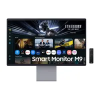 SMG MON LS32FM900SUXDU monitor OLED 32" 3840x2160 165 Hz 0,03 ms HDR HDMI DP USB-C USB Bluetooth webkamera hangszóró VESA 100x100 pivot ezüst #1