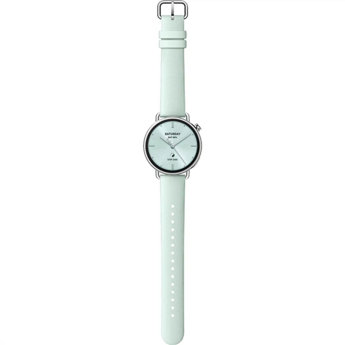 XIAOMI BHR080CGL Watch S4 41mm fluor gumi szíj 1,3" Bluetooth NFC zöld #3