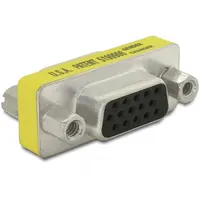 DELOCK 65001 VGA anya-anya adapter D-Sub 15 női-női csavaros anyákkal