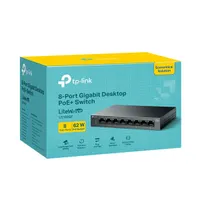 TP-LINK LS108GP LiteWave 8-portos PoE gigabites asztali kapcsoló #3