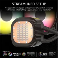 CORSAIR CW-9060092-WW Nautilus 240 RS ARGB vízhűtő 2 ventilátor 240mm radiátor #3
