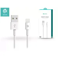 Devia ST986650 Smart Lightning adatkábel 1 m fehér USB-A Lightning #1
