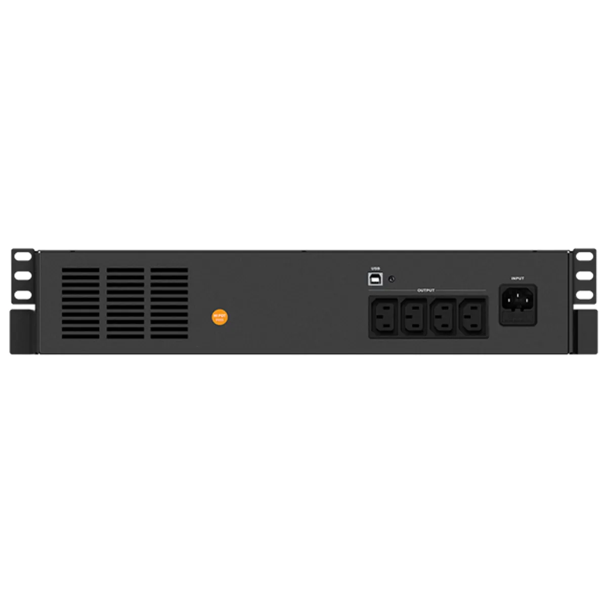 NJOY UPLI-LI080CO-AZ01B Szünetmentes tápegység 800 VA 480 W Line-interaktív USB Rack-be szerelhető #2