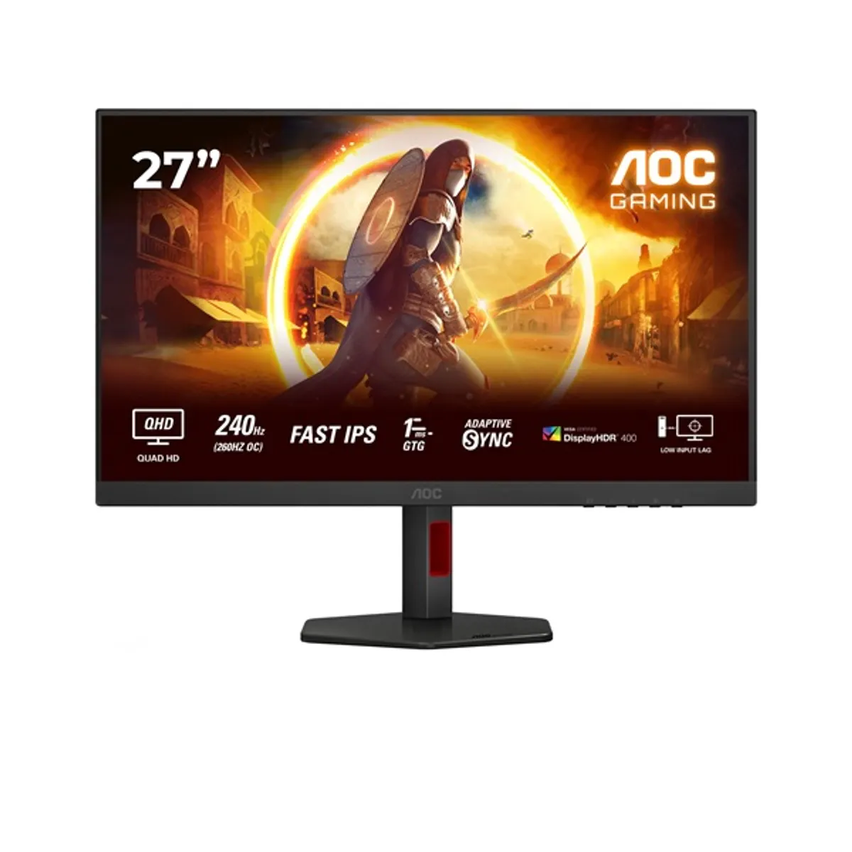 AOC Q27G4ZR 27" 2560x1440 16:9 IPS LED 1 ms beépített hangszóró HDMI DisplayPort VESA állítható #1