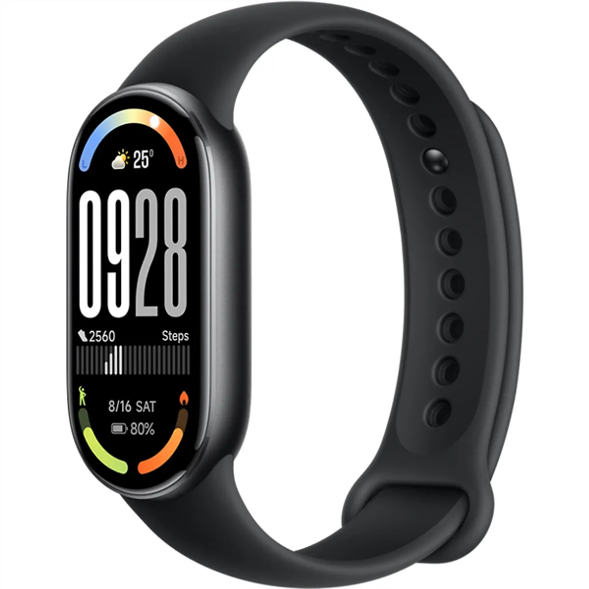 XIAOMI BHR07PYGL Smart Band 10 1,7" AMOLED Fekete Bluetooth 50 m vízállóság #1