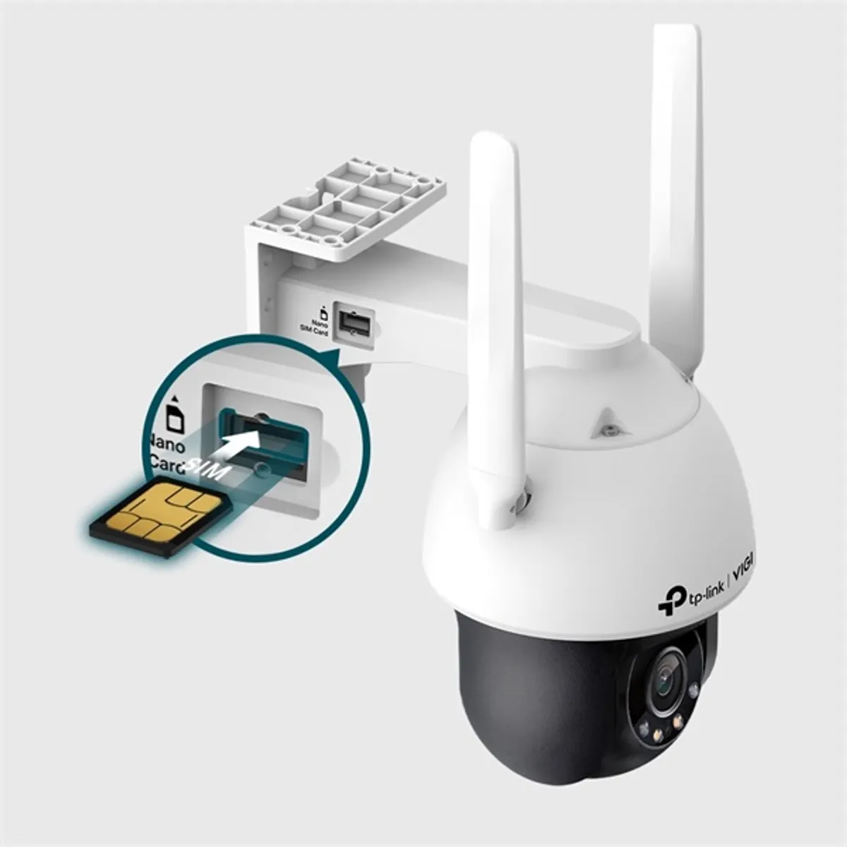 TP-LINK VIGI C540-4G(4MM) Torony IP kamera 2560x1440 4MP 4G IP66 #2