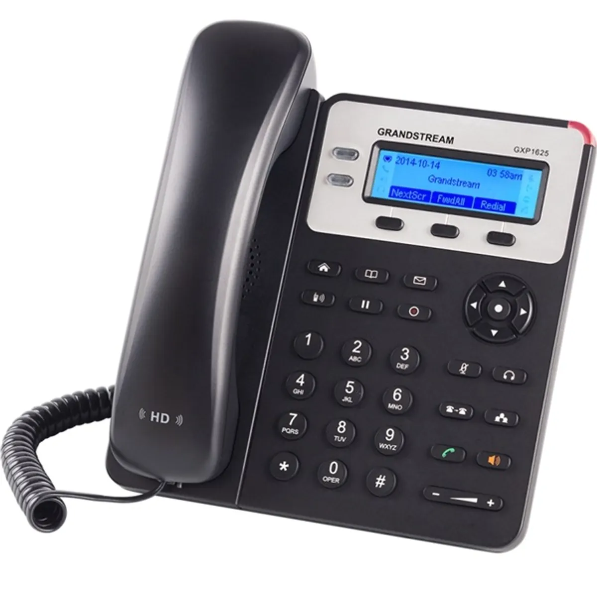 GRANDSTREAM GXP1625 2 vonalas IP telefon Hívószám kijelzés Van Hívás időtartam kijelzés Van Kihangosítás Van SIP Van LCD 132x48 #1