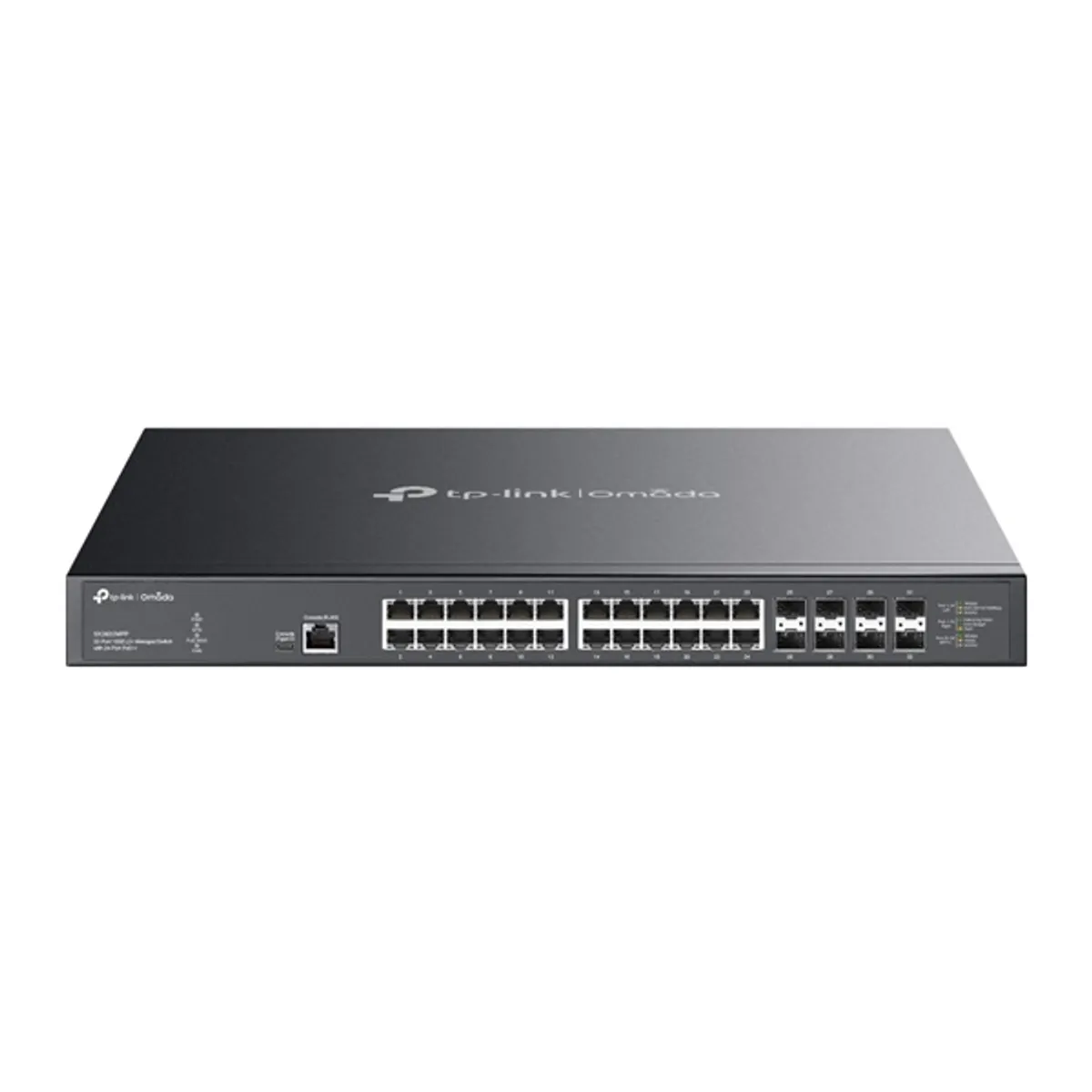 TP-LINK SX3832MPP Omada Layer 2 24 10G RJ45 és 8 SFP PoE rackbe szerelhető #1
