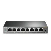 TP-LINK TL-SG108PE 8-portos Gigabit Easy Smart Switch 4 PoE port 55W össztáp webes kezelőfelület 32 VLAN 16 Gbps