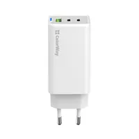 ColorWay CW-CHS058PD-WT GaN Mini 65W PD PPS 2x USB-C 1x USB-A töltő fehér
