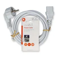 Nedis CEGL10000WT20 táp kábel IEC-320-C13, 2 m, 3 x 0,75 mm2, fehér #3