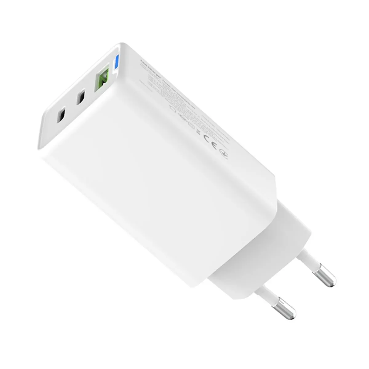 ColorWay CW-CHS058PD-WT GaN Mini 65W PD PPS 2x USB-C 1x USB-A töltő fehér #6