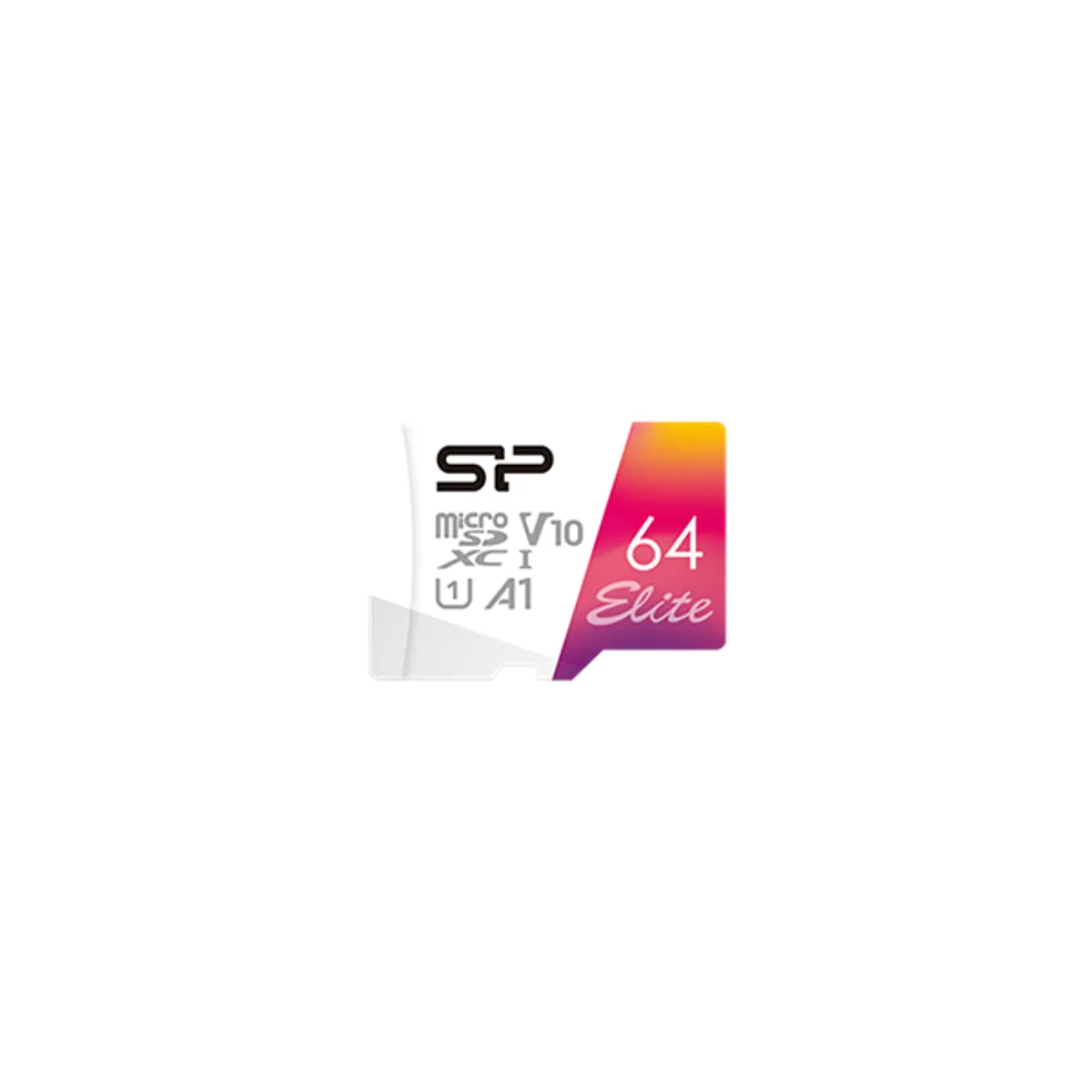 Silicon Power SP064GBSTXBV1V20SP Elite Micro SDXC 64GB UHS-I A1 V10 adapterrel #1