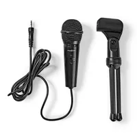 NEDIS MICTJ100BK asztali mikrofon USB-tápellátás 3,5 mm csatlakozás mindenirányú frekvencia 50 Hz-16 kHz impedancia 2200 ohm fekete #7