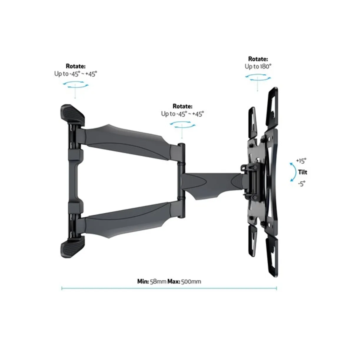 Multibrackets 7350073731725 falitartó 400x400mm VESA #3