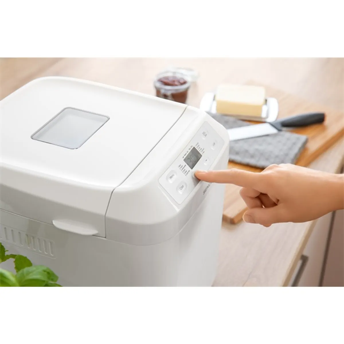 SENCOR SBR 1040WH Kenyérsütő 500 W 10+2 programok 900 g lekvárfőző 13 órás időkapcsoló melegen tartás 60 percig #8