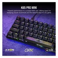 CORSAIR CH-91A401A-NA K65 PRO MINI RGB 65 százalékos optikai-mechanikus USB vezetékes US elrendezés OPX NKRO #2