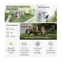 TP-LINK TAPO C560WS IP kamera 4K 8 MP PTZ 326 fok pan 53 fok tilt IP66 2 világítás microSD 512 GB #2