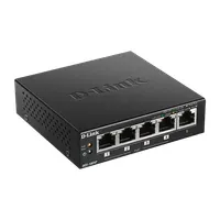 D-Link DGS-1005P-E 5-portos 1Gb fibre Layer-2 kapcsoló