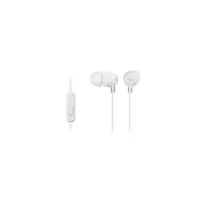 Sony MDREX15APW.CE7 MDREX15APW Fülhallgató 3,5 mm Jack mikrofonos sztereo Fehér Vezetékes