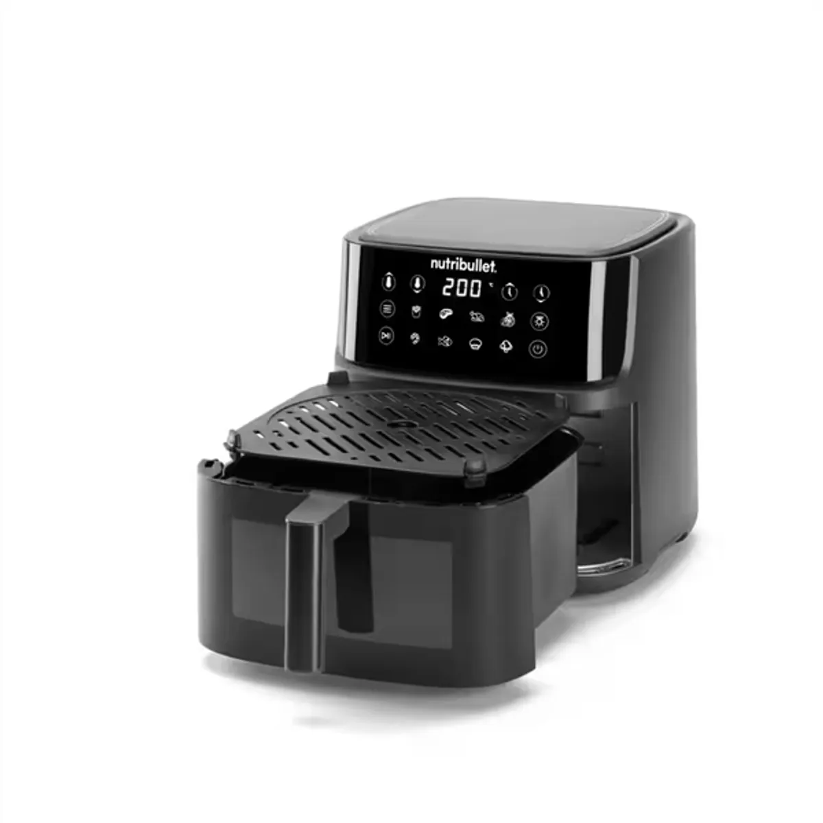 NUTRIBULLET NBA0811DG Super Crisplite Vision 3in1 forrólevegős sütő 8L 2000W #2