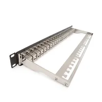 KELINE KEP-C6-S-TL Cat6 moduláris árnyékolt patch panel 24xRJ45-S 19" rack-hez #1