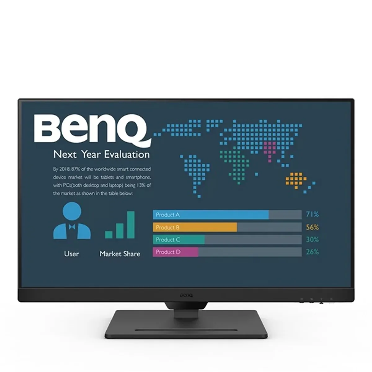 BenQ 9H.LMGLJ.LBE BL2790T 27" IPS 1920x1080 5ms 100Hz HDMI DisplayPort 2x2W hangszóró Dönthető #2