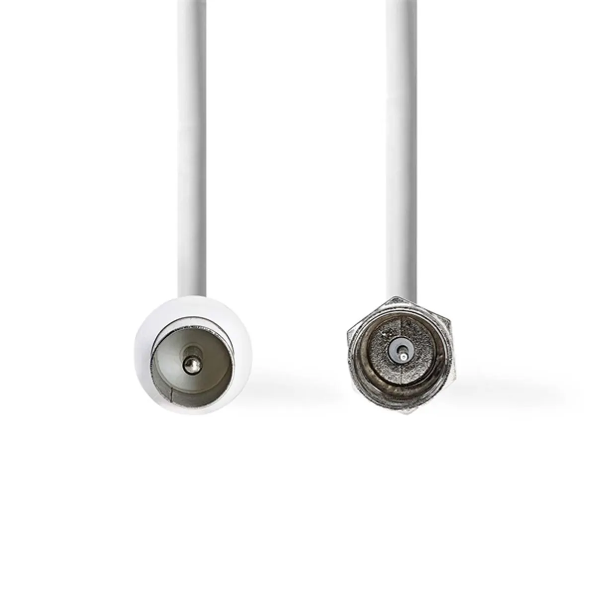 Nedis CSGL41800WT15 koax kábel F dugó 75 Ohm, dupla árnyékolás, 1.5m #1