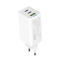 ColorWay CW-CHS058PD-WT GaN Mini 65W PD PPS 2x USB-C 1x USB-A töltő fehér #4