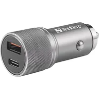Sandberg 441-50 Autós töltő QC3.0 USB-A 18W USB-C PD 30W 48W